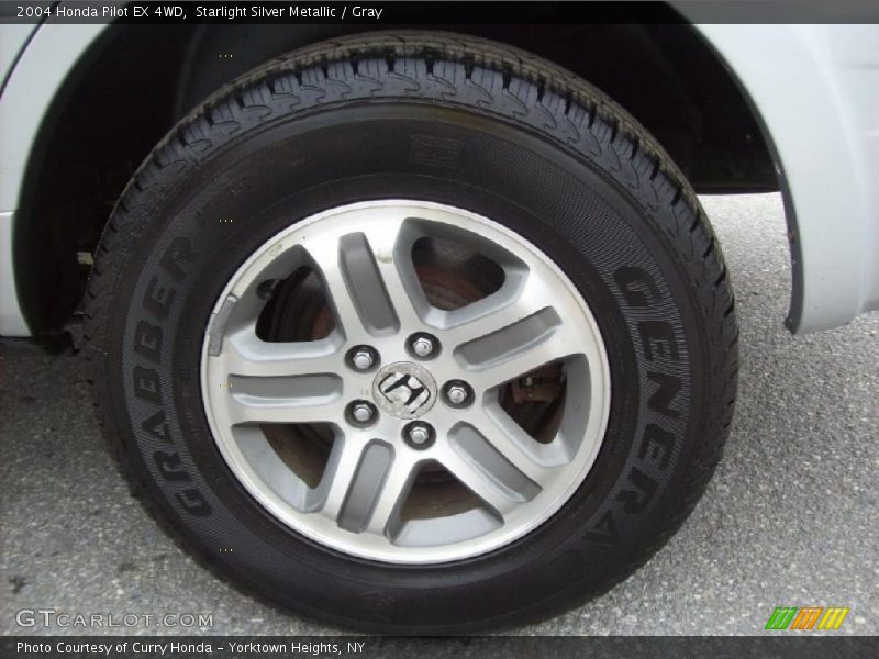 Starlight Silver Metallic / Gray 2004 Honda Pilot EX 4WD