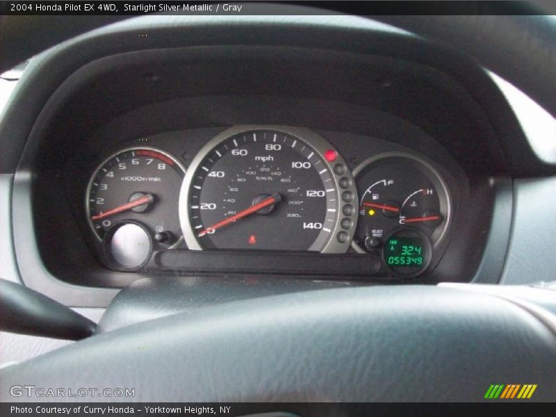 Starlight Silver Metallic / Gray 2004 Honda Pilot EX 4WD