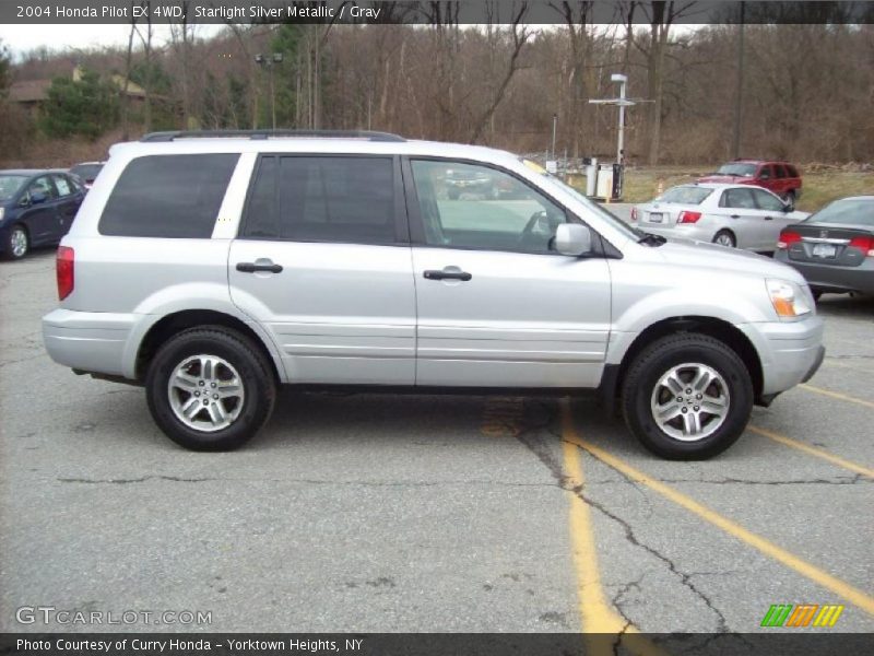 Starlight Silver Metallic / Gray 2004 Honda Pilot EX 4WD