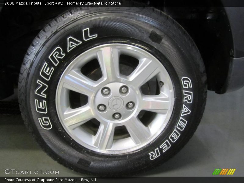 Monterey Gray Metallic / Stone 2008 Mazda Tribute i Sport 4WD