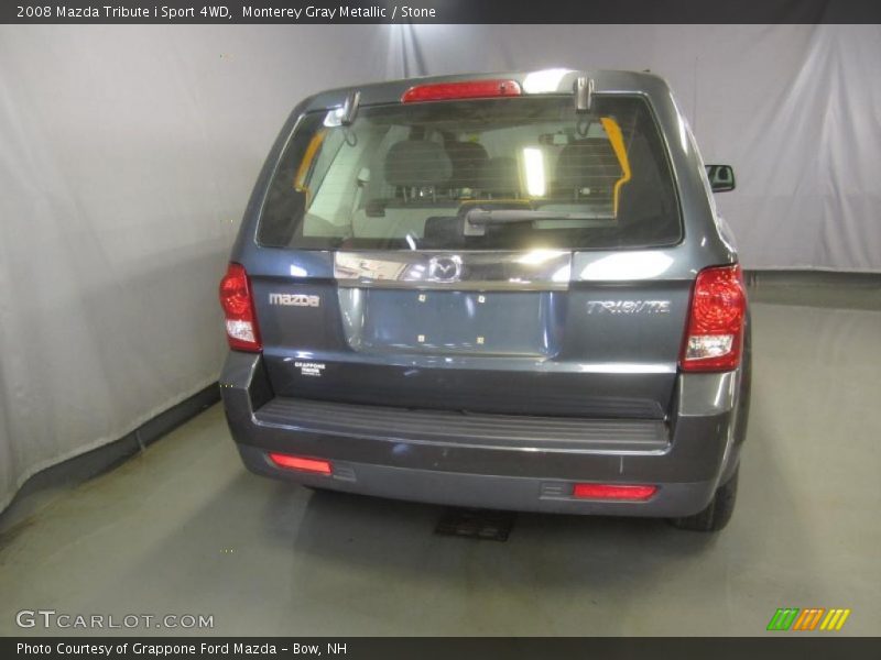 Monterey Gray Metallic / Stone 2008 Mazda Tribute i Sport 4WD