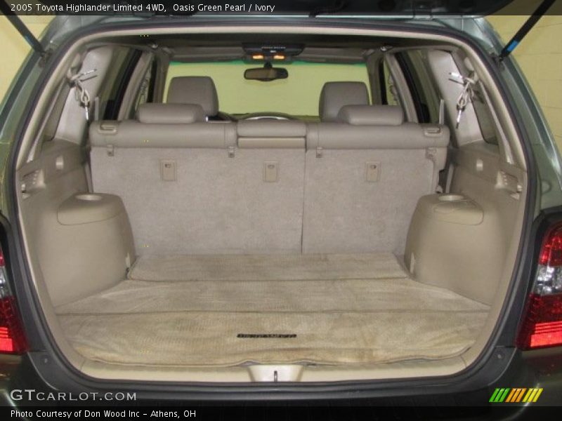 Oasis Green Pearl / Ivory 2005 Toyota Highlander Limited 4WD