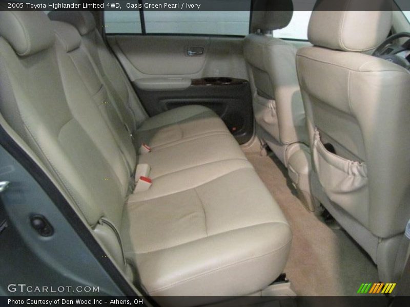Oasis Green Pearl / Ivory 2005 Toyota Highlander Limited 4WD