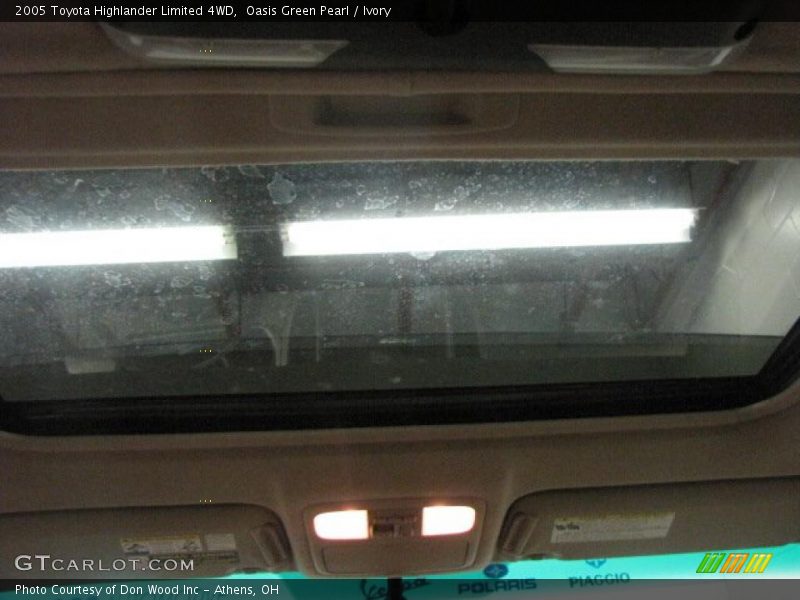 Oasis Green Pearl / Ivory 2005 Toyota Highlander Limited 4WD