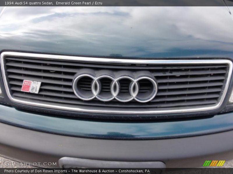 Emerald Green Pearl / Ecru 1994 Audi S4 quattro Sedan