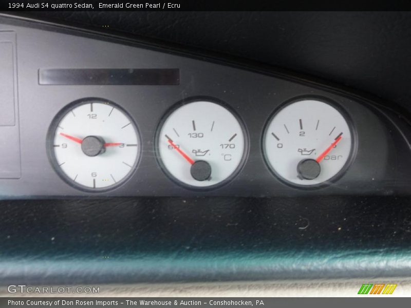  1994 S4 quattro Sedan quattro Sedan Gauges