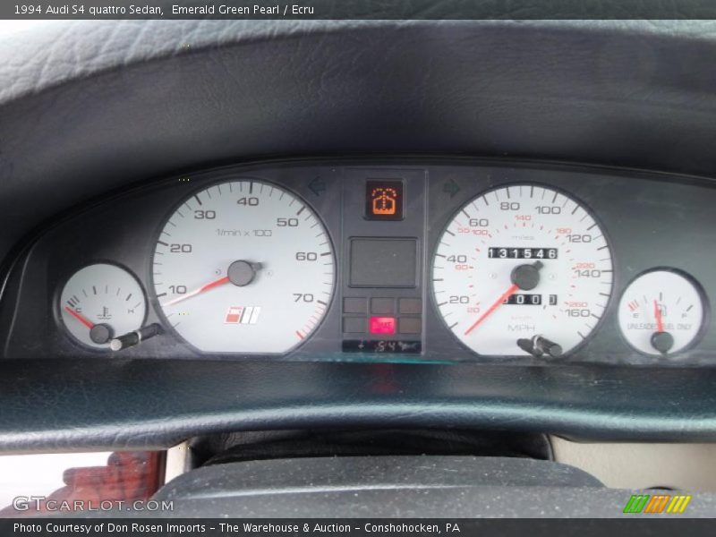  1994 S4 quattro Sedan quattro Sedan Gauges