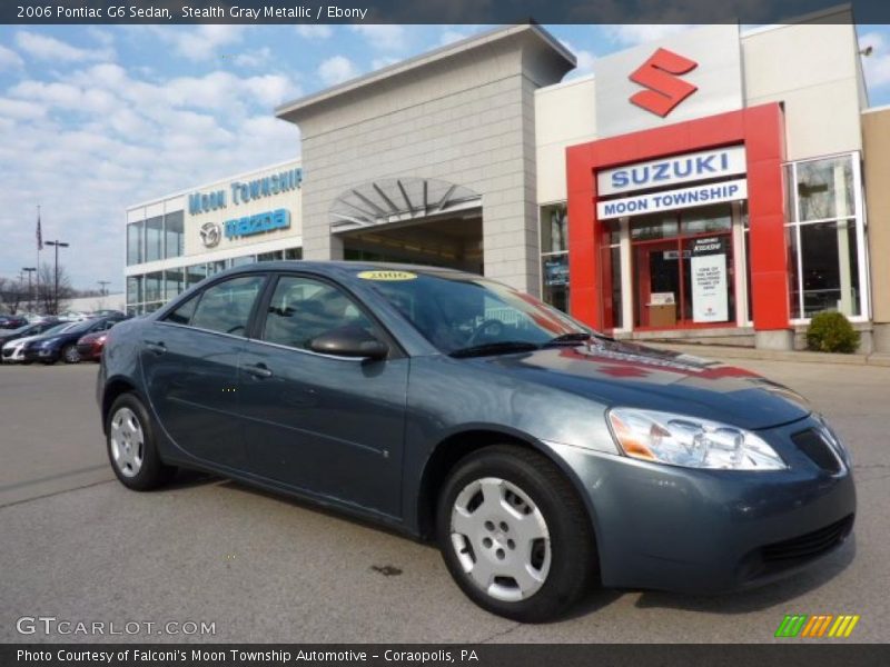 Stealth Gray Metallic / Ebony 2006 Pontiac G6 Sedan