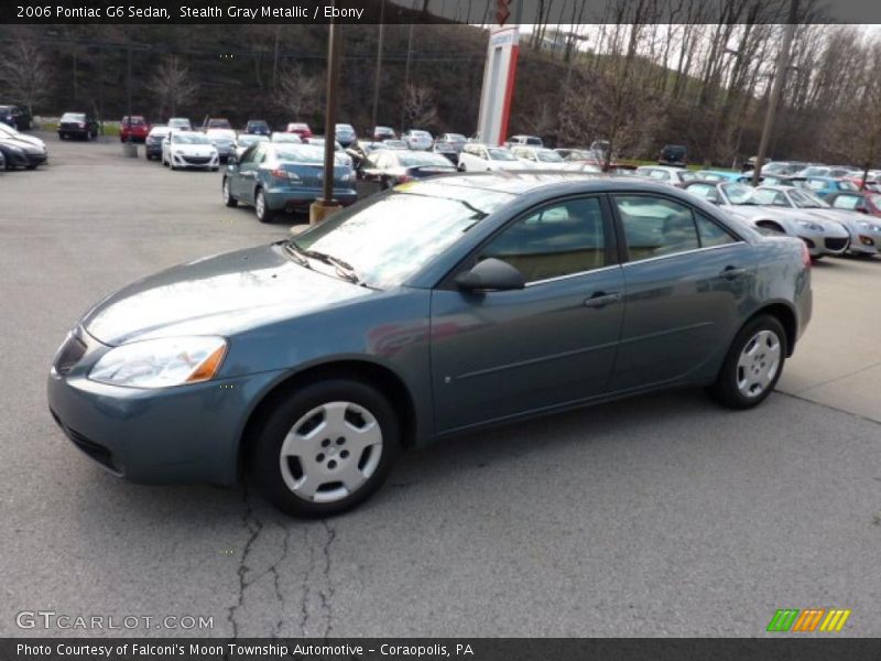 Stealth Gray Metallic / Ebony 2006 Pontiac G6 Sedan