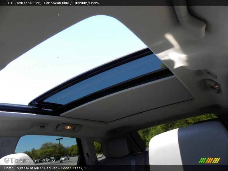 Caribbean Blue / Titanium/Ebony 2010 Cadillac SRX V6