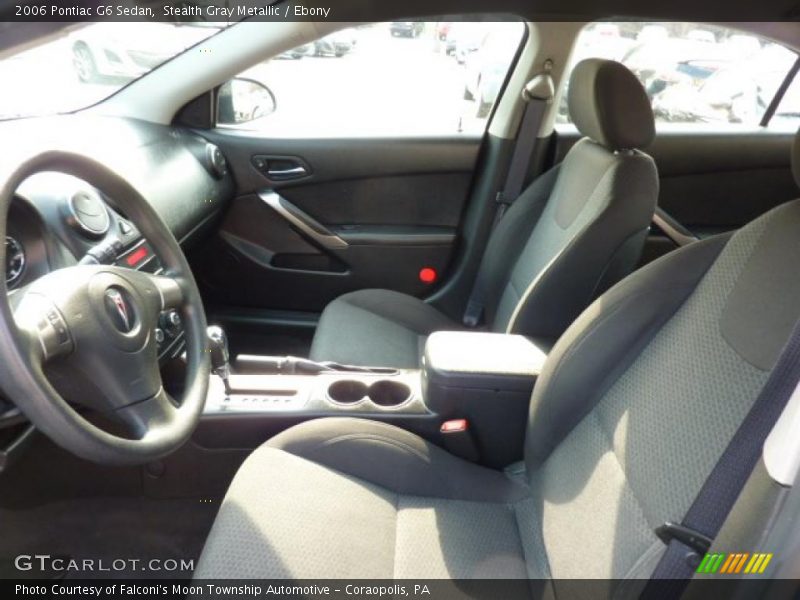 Stealth Gray Metallic / Ebony 2006 Pontiac G6 Sedan