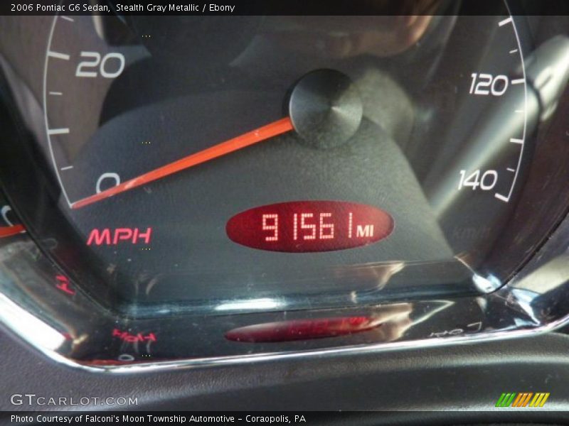 Stealth Gray Metallic / Ebony 2006 Pontiac G6 Sedan