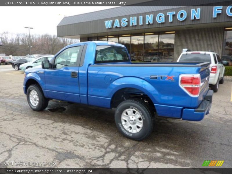 Blue Flame Metallic / Steel Gray 2011 Ford F150 STX Regular Cab 4x4