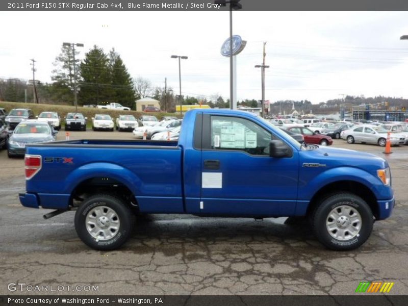  2011 F150 STX Regular Cab 4x4 Blue Flame Metallic