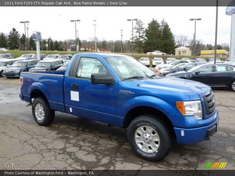 Front 3/4 View of 2011 F150 STX Regular Cab 4x4