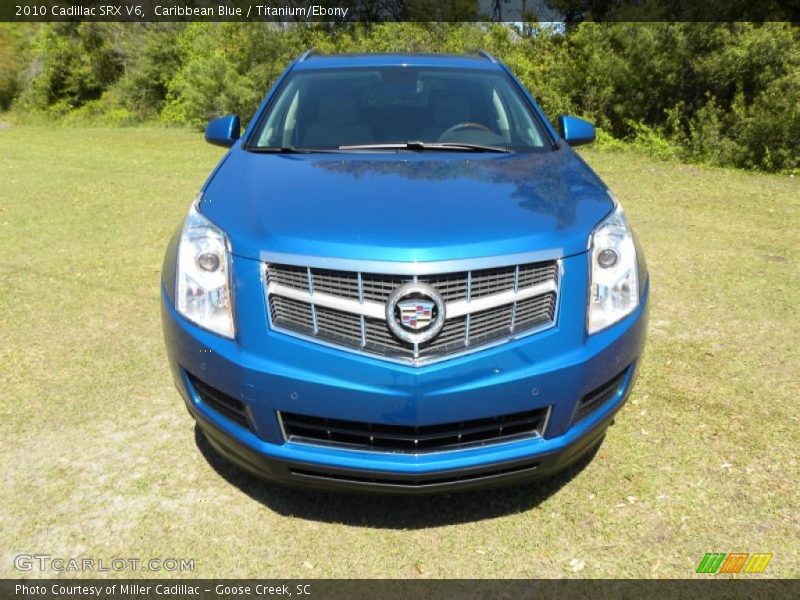 Caribbean Blue / Titanium/Ebony 2010 Cadillac SRX V6