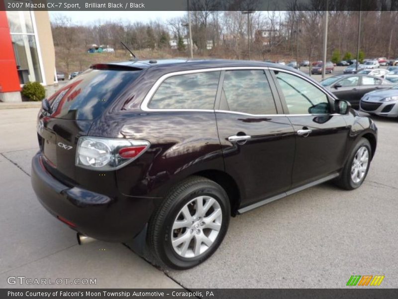 Brilliant Black / Black 2007 Mazda CX-7 Sport