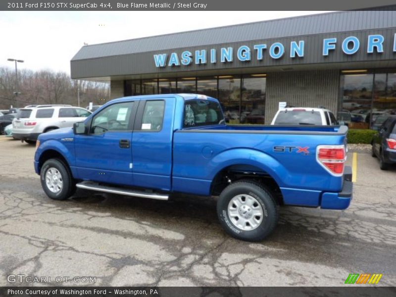 Blue Flame Metallic / Steel Gray 2011 Ford F150 STX SuperCab 4x4
