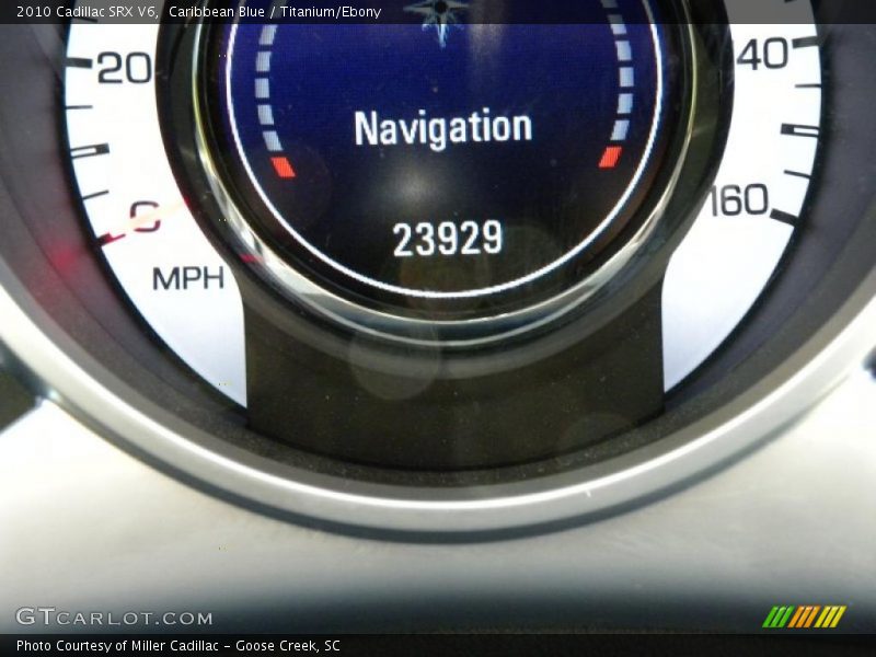 Caribbean Blue / Titanium/Ebony 2010 Cadillac SRX V6
