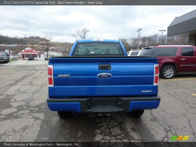 Blue Flame Metallic / Steel Gray 2011 Ford F150 STX SuperCab 4x4