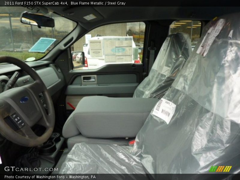 Blue Flame Metallic / Steel Gray 2011 Ford F150 STX SuperCab 4x4