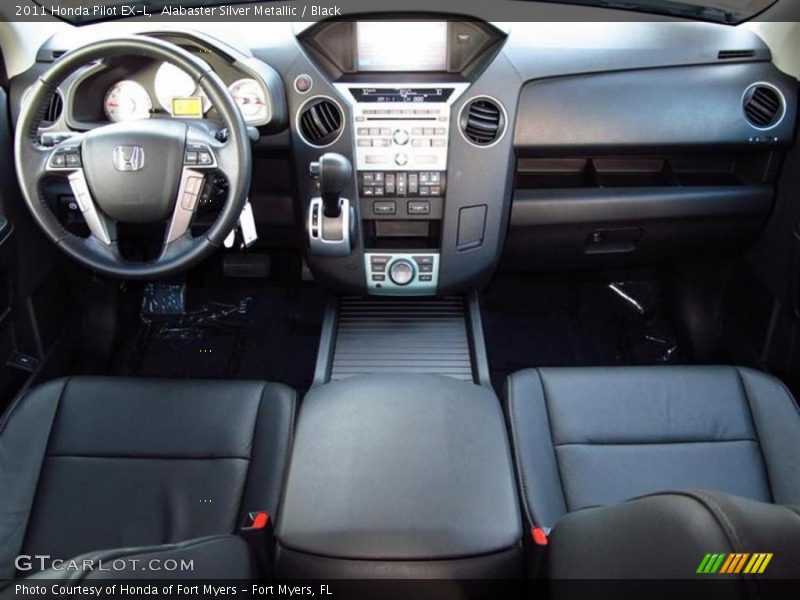  2011 Pilot EX-L Black Interior