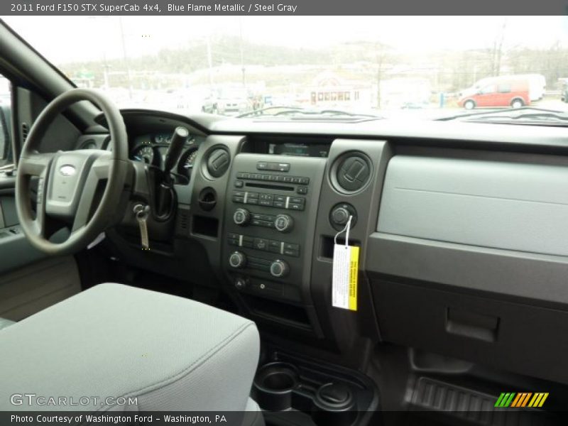 Blue Flame Metallic / Steel Gray 2011 Ford F150 STX SuperCab 4x4
