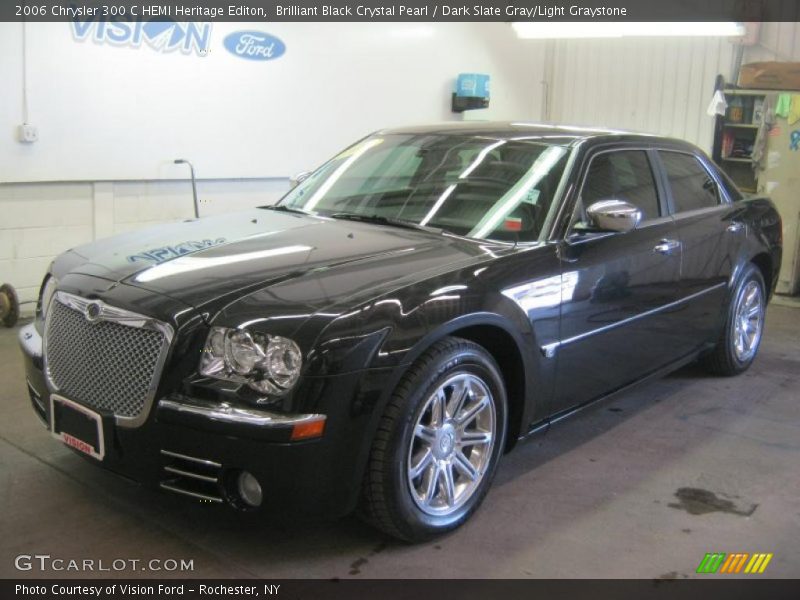 Brilliant Black Crystal Pearl / Dark Slate Gray/Light Graystone 2006 Chrysler 300 C HEMI Heritage Editon