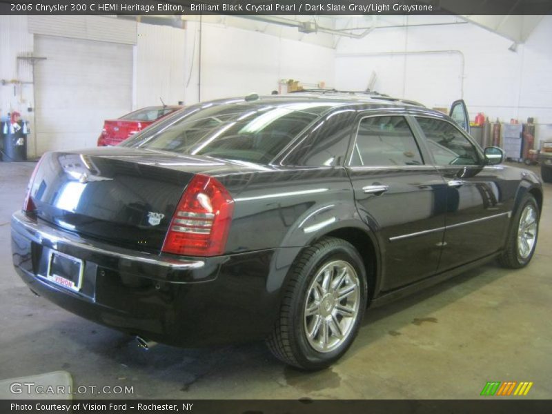 Brilliant Black Crystal Pearl / Dark Slate Gray/Light Graystone 2006 Chrysler 300 C HEMI Heritage Editon
