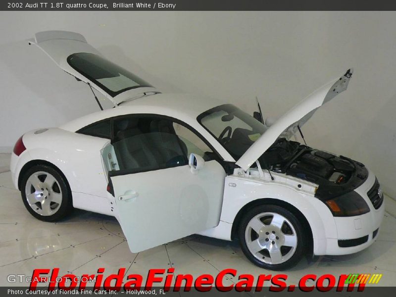 Brilliant White / Ebony 2002 Audi TT 1.8T quattro Coupe