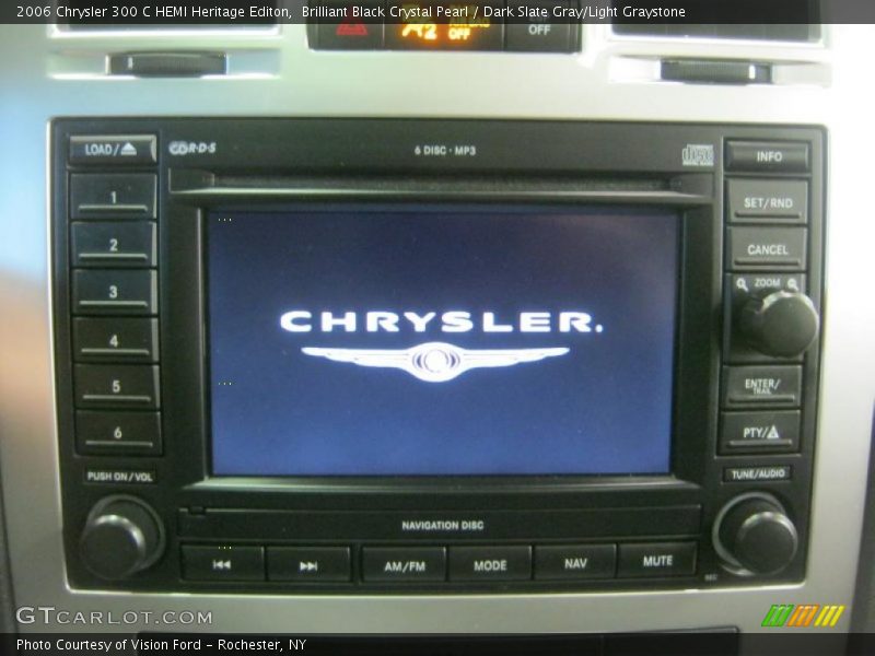 Brilliant Black Crystal Pearl / Dark Slate Gray/Light Graystone 2006 Chrysler 300 C HEMI Heritage Editon