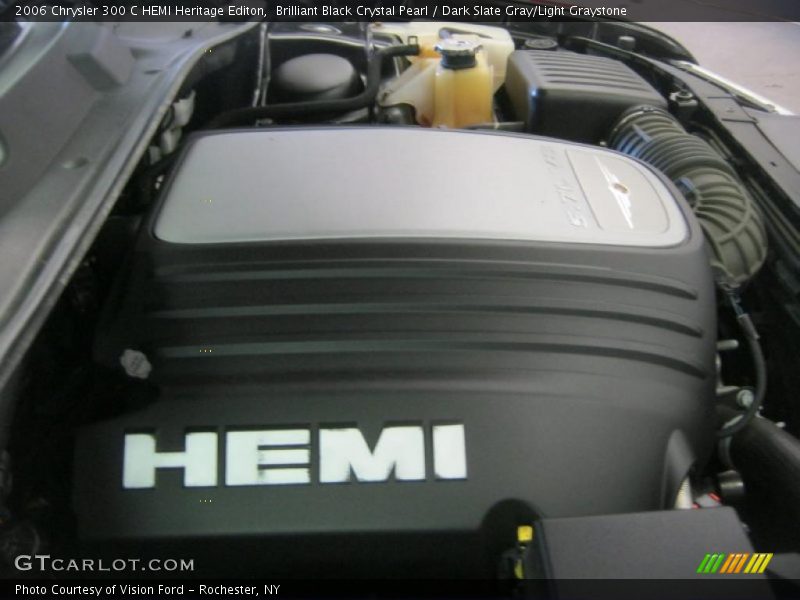 Brilliant Black Crystal Pearl / Dark Slate Gray/Light Graystone 2006 Chrysler 300 C HEMI Heritage Editon