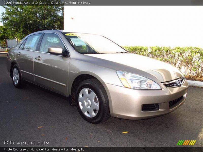 Desert Mist Metallic / Ivory 2006 Honda Accord LX Sedan