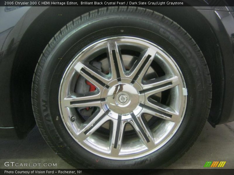 Brilliant Black Crystal Pearl / Dark Slate Gray/Light Graystone 2006 Chrysler 300 C HEMI Heritage Editon