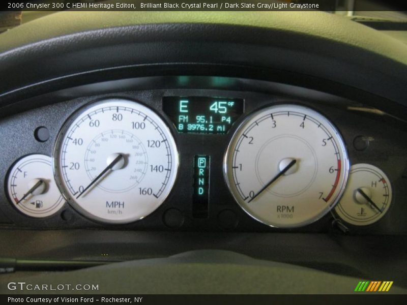 Brilliant Black Crystal Pearl / Dark Slate Gray/Light Graystone 2006 Chrysler 300 C HEMI Heritage Editon