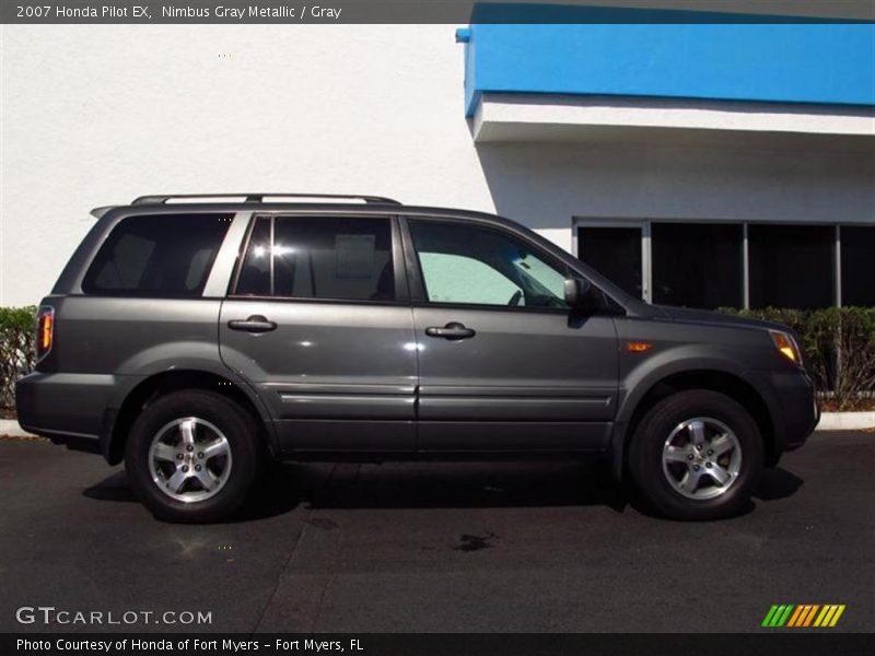 Nimbus Gray Metallic / Gray 2007 Honda Pilot EX