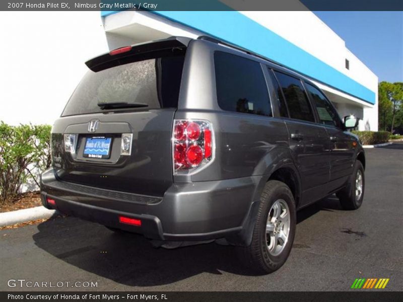 Nimbus Gray Metallic / Gray 2007 Honda Pilot EX