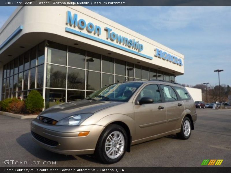Arizona Beige Metallic / Medium Parchment 2003 Ford Focus SE Wagon
