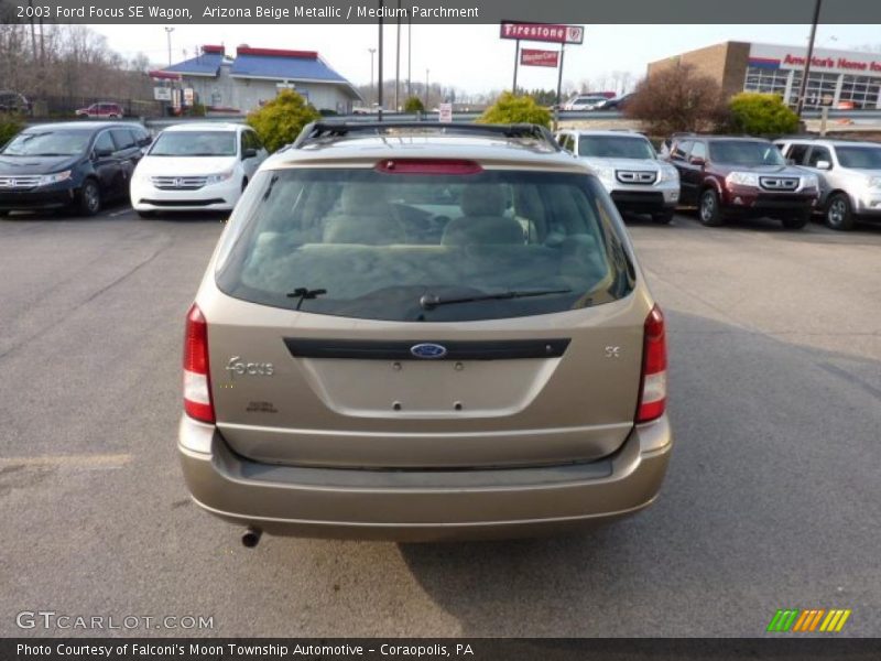 Arizona Beige Metallic / Medium Parchment 2003 Ford Focus SE Wagon