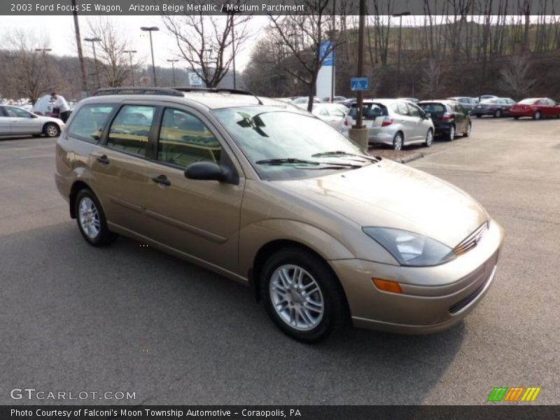 Arizona Beige Metallic / Medium Parchment 2003 Ford Focus SE Wagon