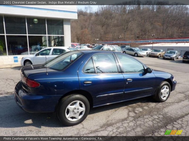 Indigo Blue Metallic / Medium Gray 2001 Chevrolet Cavalier Sedan