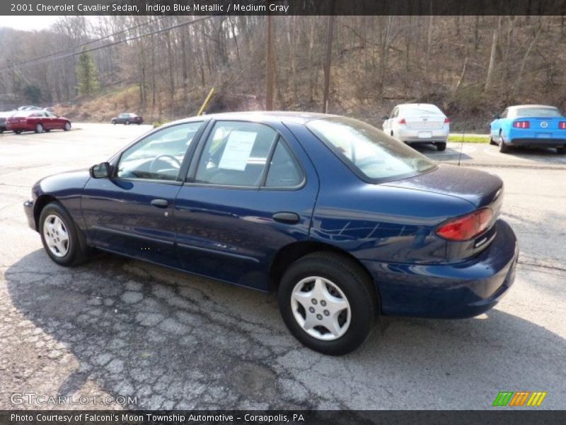 Indigo Blue Metallic / Medium Gray 2001 Chevrolet Cavalier Sedan