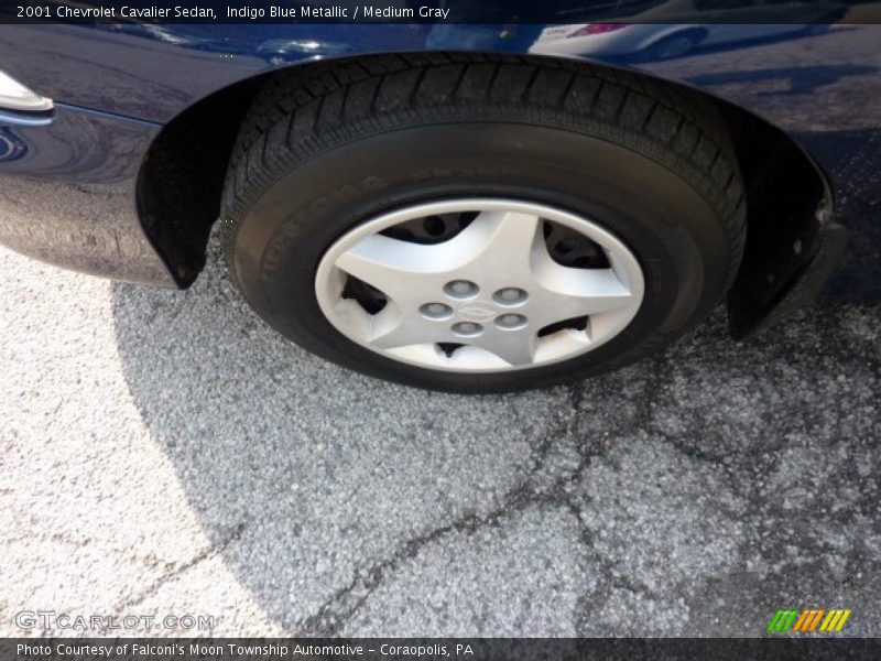 Indigo Blue Metallic / Medium Gray 2001 Chevrolet Cavalier Sedan