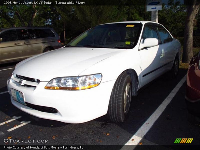 Taffeta White / Ivory 1998 Honda Accord LX V6 Sedan