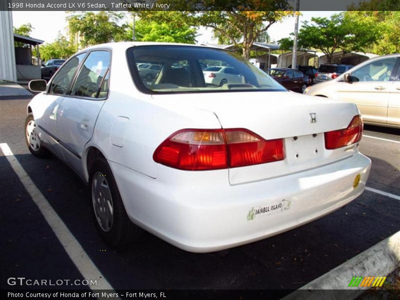 Taffeta White / Ivory 1998 Honda Accord LX V6 Sedan