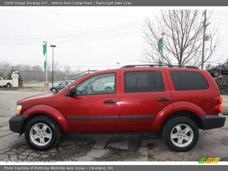 Inferno Red Crystal Pearl / Dark/Light Slate Gray 2008 Dodge Durango SXT