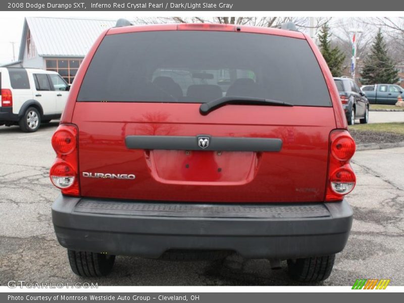 Inferno Red Crystal Pearl / Dark/Light Slate Gray 2008 Dodge Durango SXT