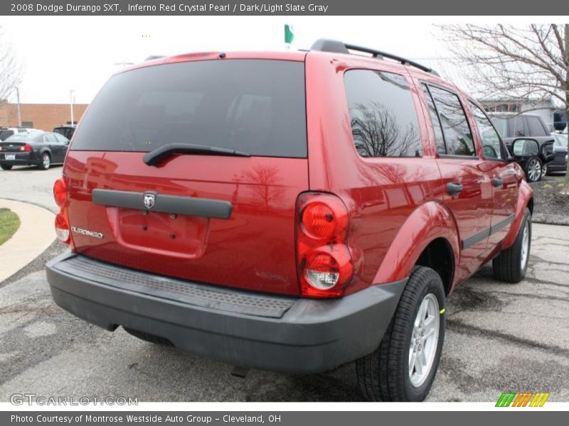 Inferno Red Crystal Pearl / Dark/Light Slate Gray 2008 Dodge Durango SXT