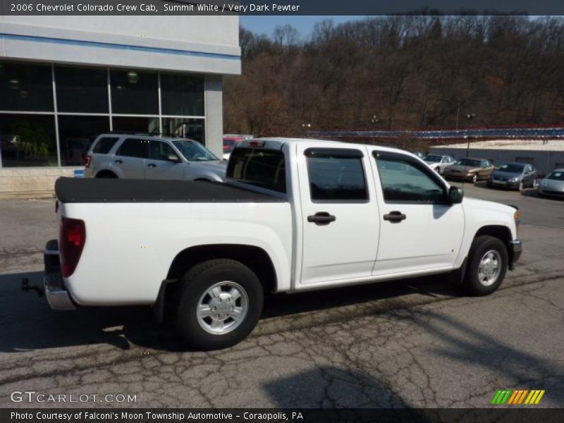 Summit White / Very Dark Pewter 2006 Chevrolet Colorado Crew Cab