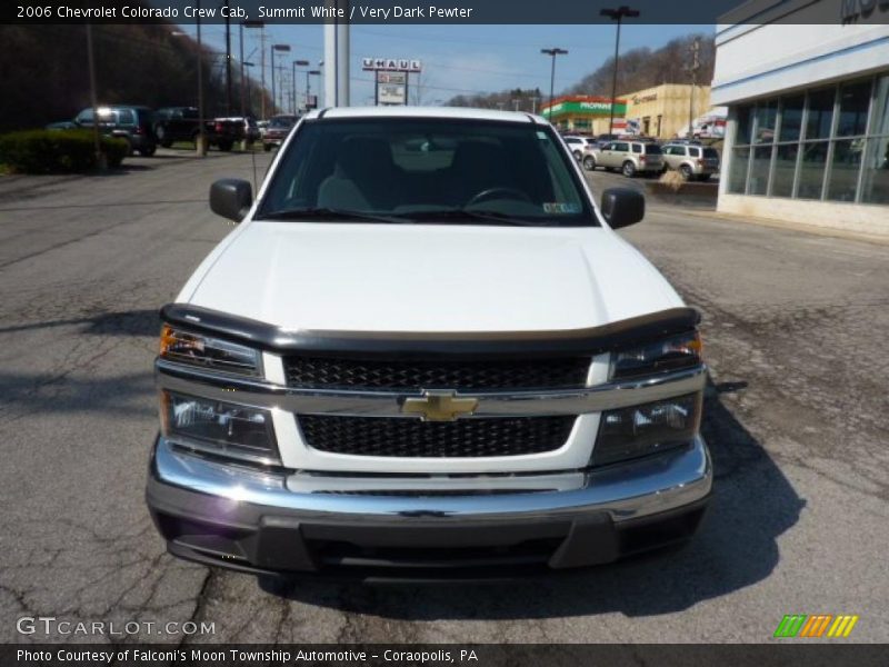 Summit White / Very Dark Pewter 2006 Chevrolet Colorado Crew Cab